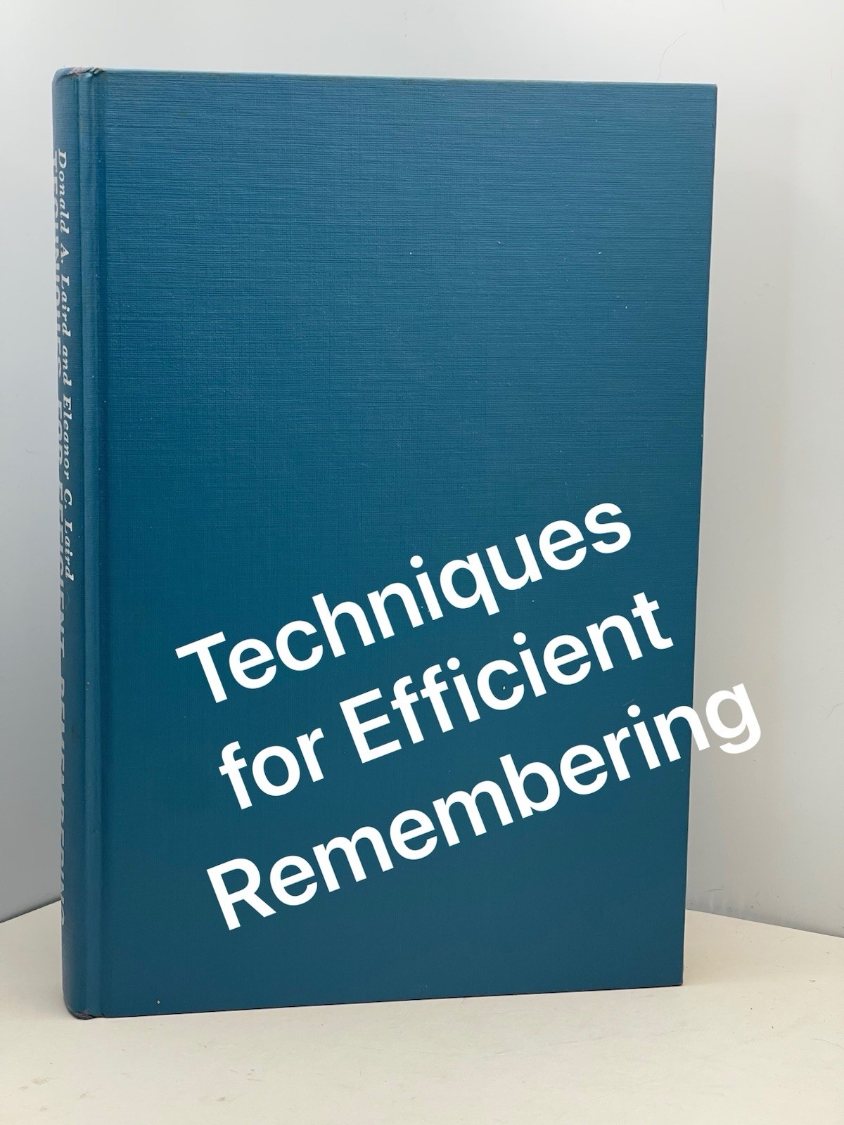 Techniques for Efficient Remembering First Edition 1960 McGraw-Hill Hardcover