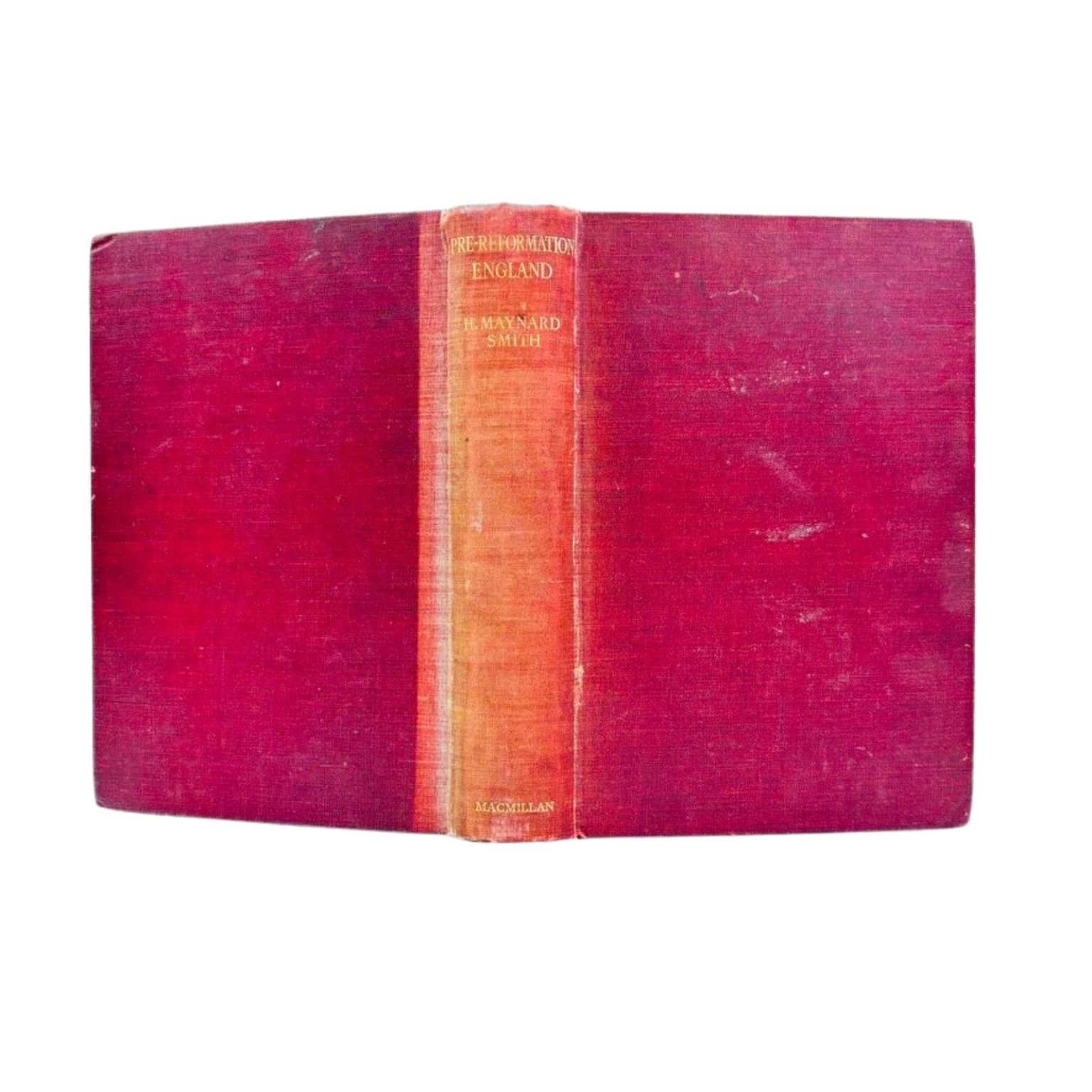 Pre-Reformation England H Maynard Smith 1938 First Edition History & Theology