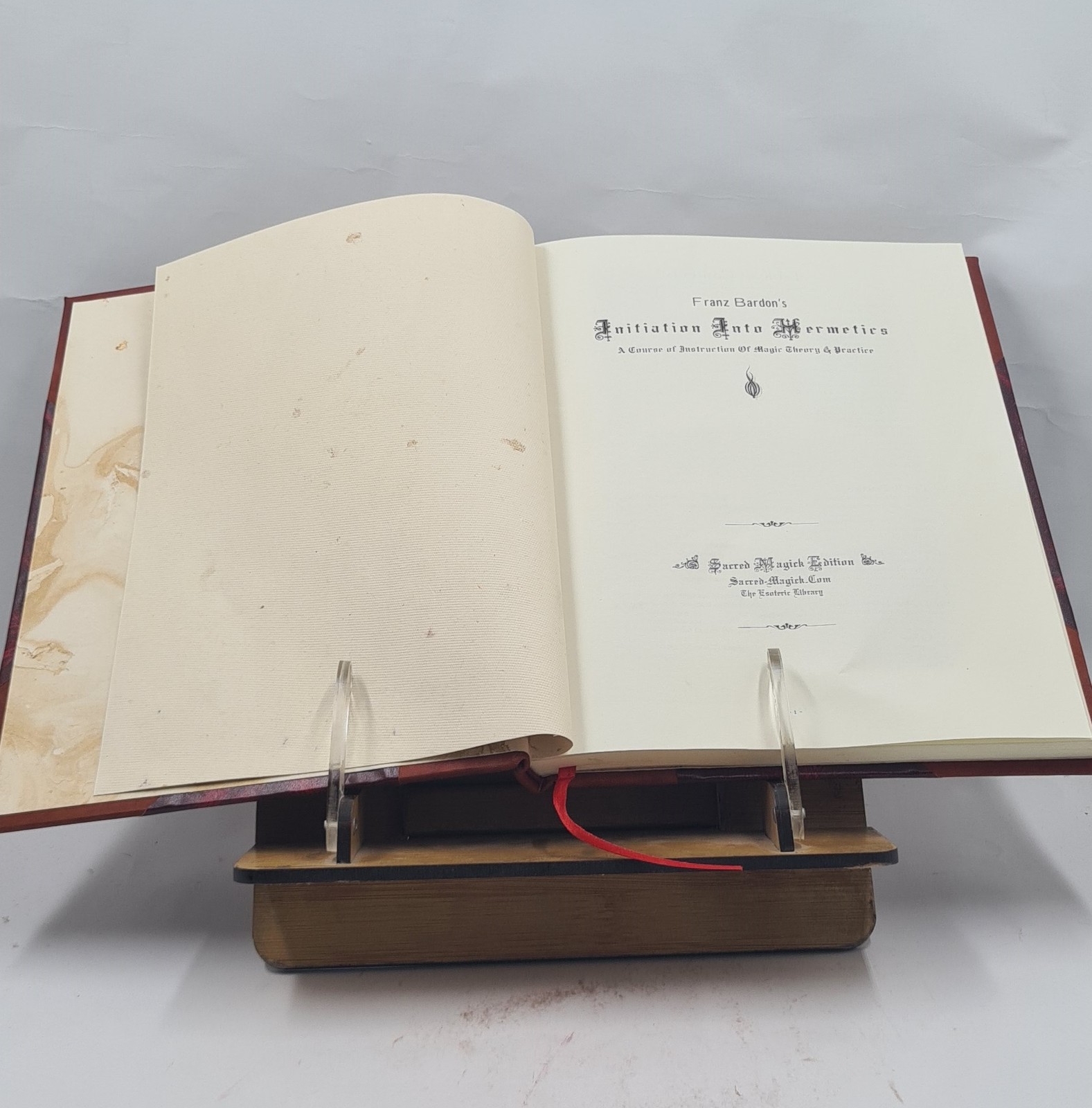 Franz Bardons Initiation Into Hermetics Sacred Magick Edition [Leather Bound]