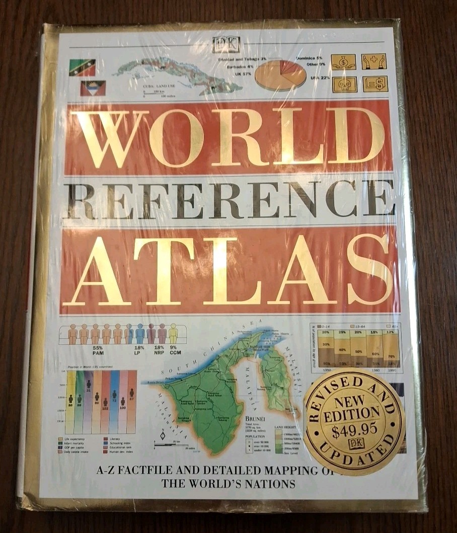 DK World Reference Atlas (Revised) NEW SEALED