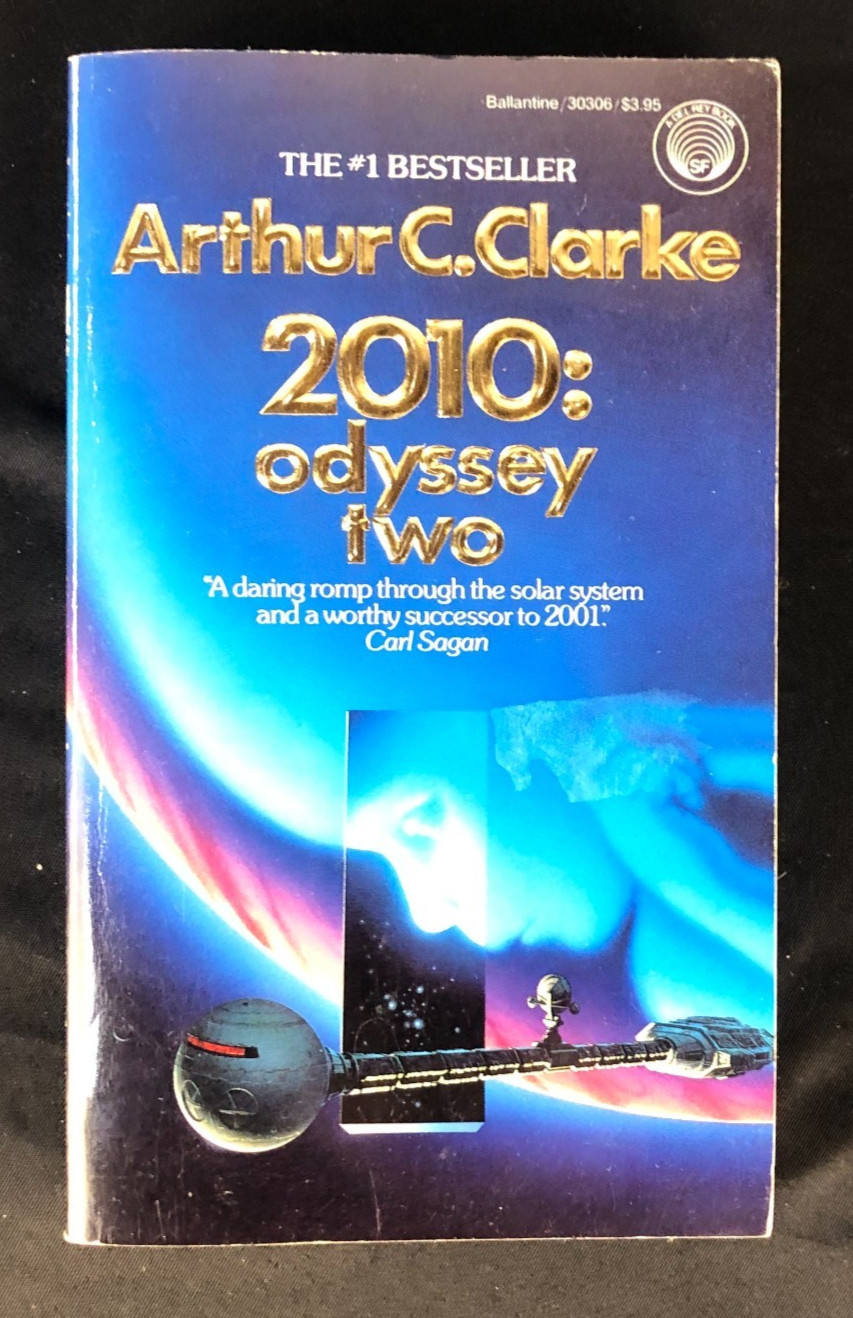 Arthur C. Clarke Vintage Paperback Book Lot of 4 2010 Odyssey Two Earthlight