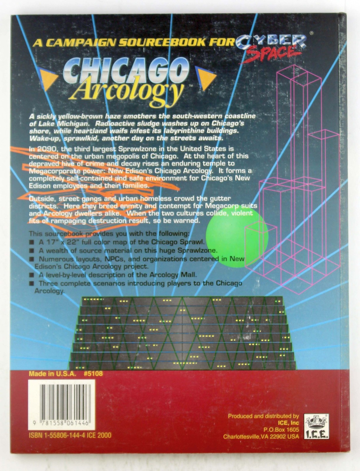 Chicago Arcology, A Campaign Sourcebook for CyberSpace Cyber Space I.C.E. Iron
