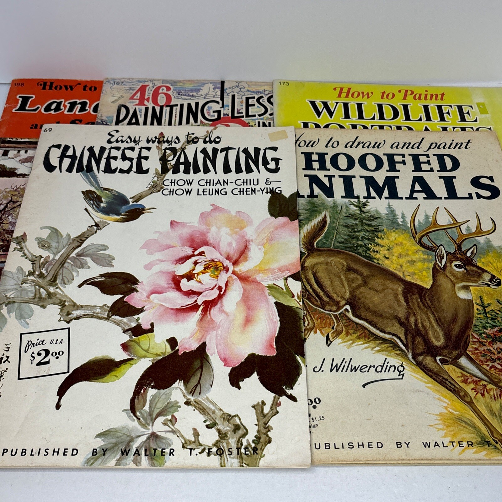Lot of 5 – How to Paint Magazines by Walter T. Foster (Vintage)