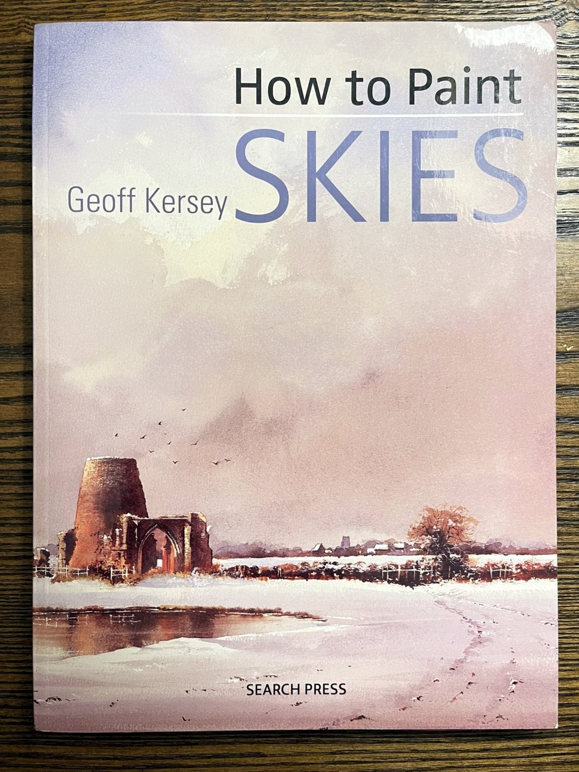 How to Paint SKIES, Geoff Kersey Watercolor Art Guide Search Press Paperback :VG