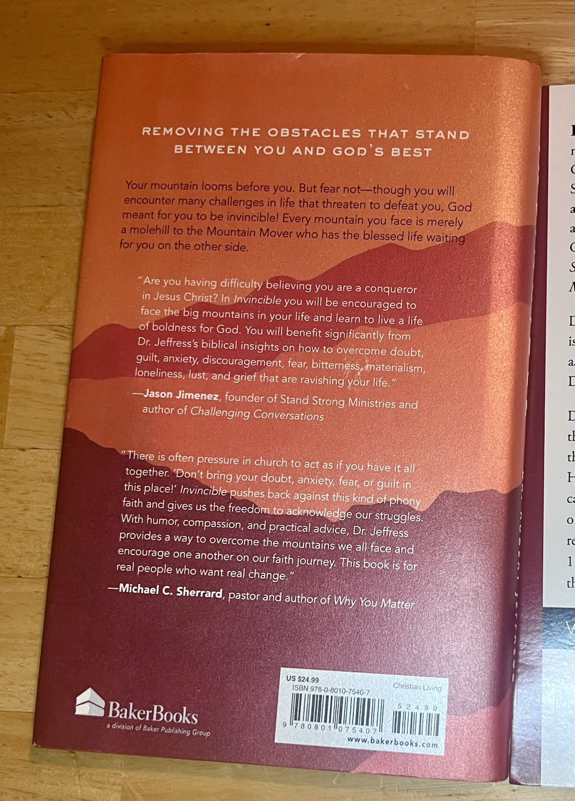 Invincible, Hardback, Study Guide & DVD. Robert Jeffress NEW!