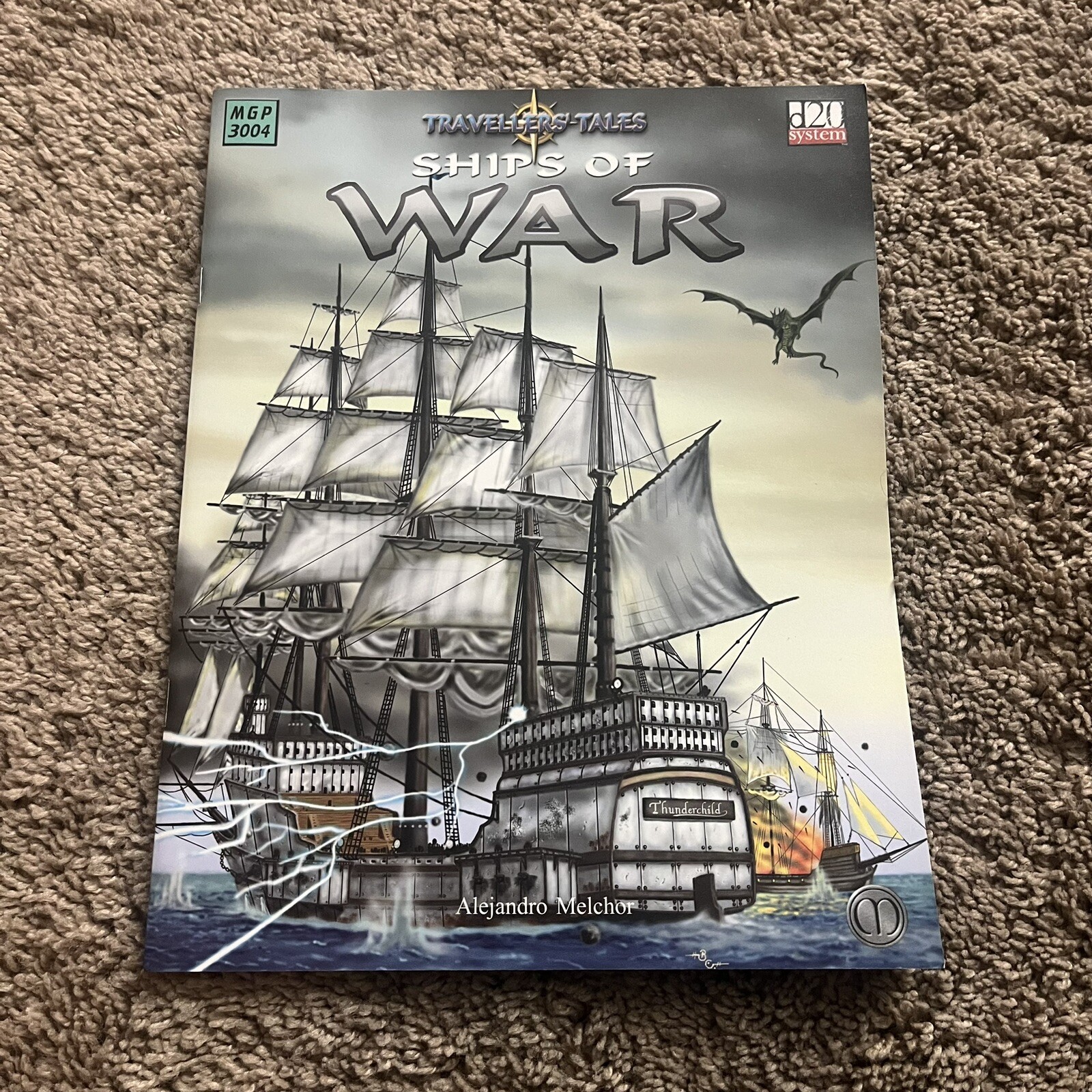 Travelers Tales Ships Of War D20 Role Playing Game MGP 3004 RPG D&D