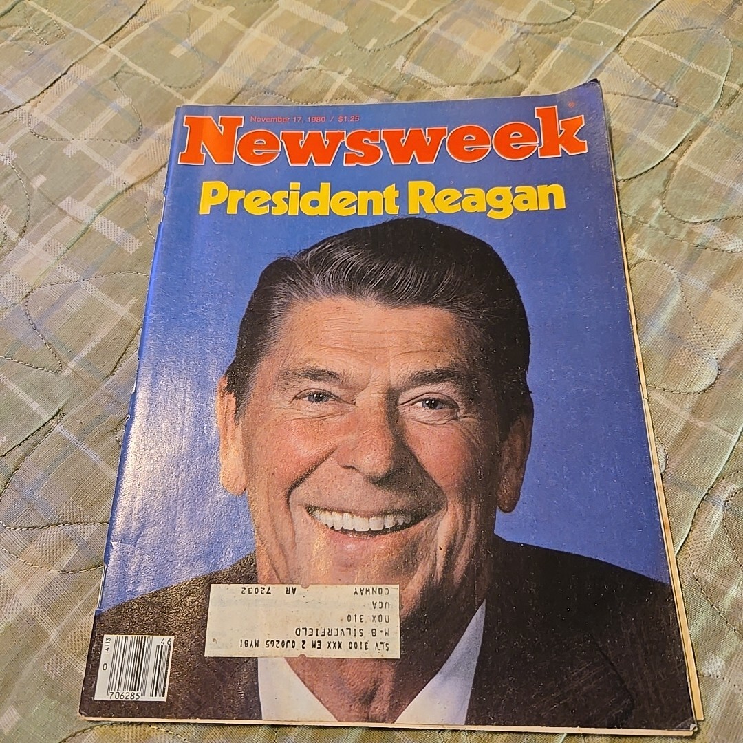 1980 NOVEMBER 17 NEWSWEEK MAGAZINE – RONALD REAGAN – Advertising