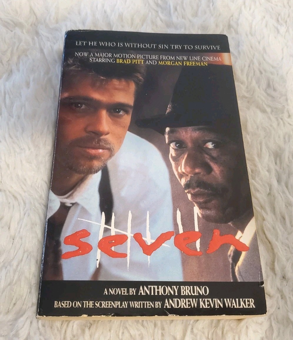 SEVEN Paperback Book 1995 Media Tie-In FIRST EDITION Anthony Bruno GOOD
