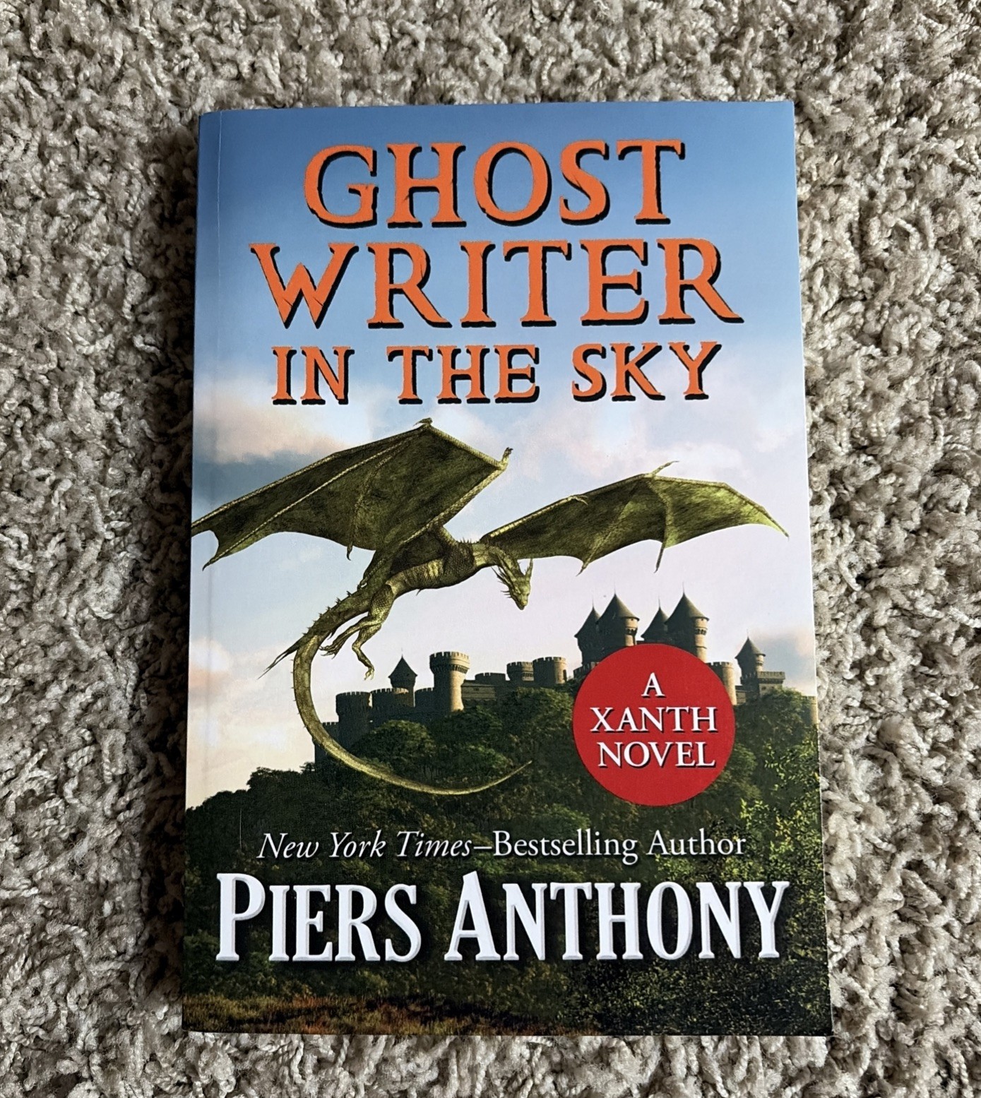 Ghost Writer in the Sky, A Xanth Novel by Piers Anthony, 2017, Trade Paperback