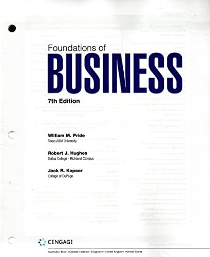 Looseleaf for Foundations of Busines…, Jack R. Kapoor
