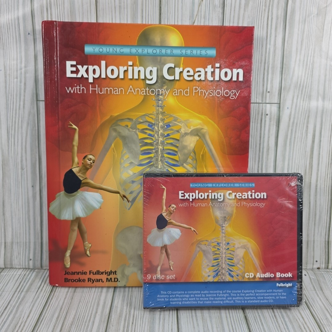 Exploring Creation with Human Anatomy and Physiology Book and Audio CD Book