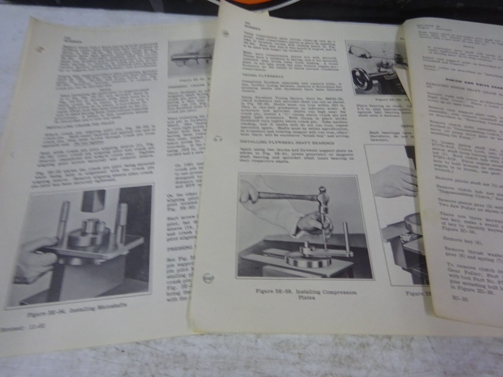 HARLEY-DAVIDSON Motor Co ASSORTED HUMMER 165 SCAT ETC PARTS SUPPLEMENT 7 PAGES