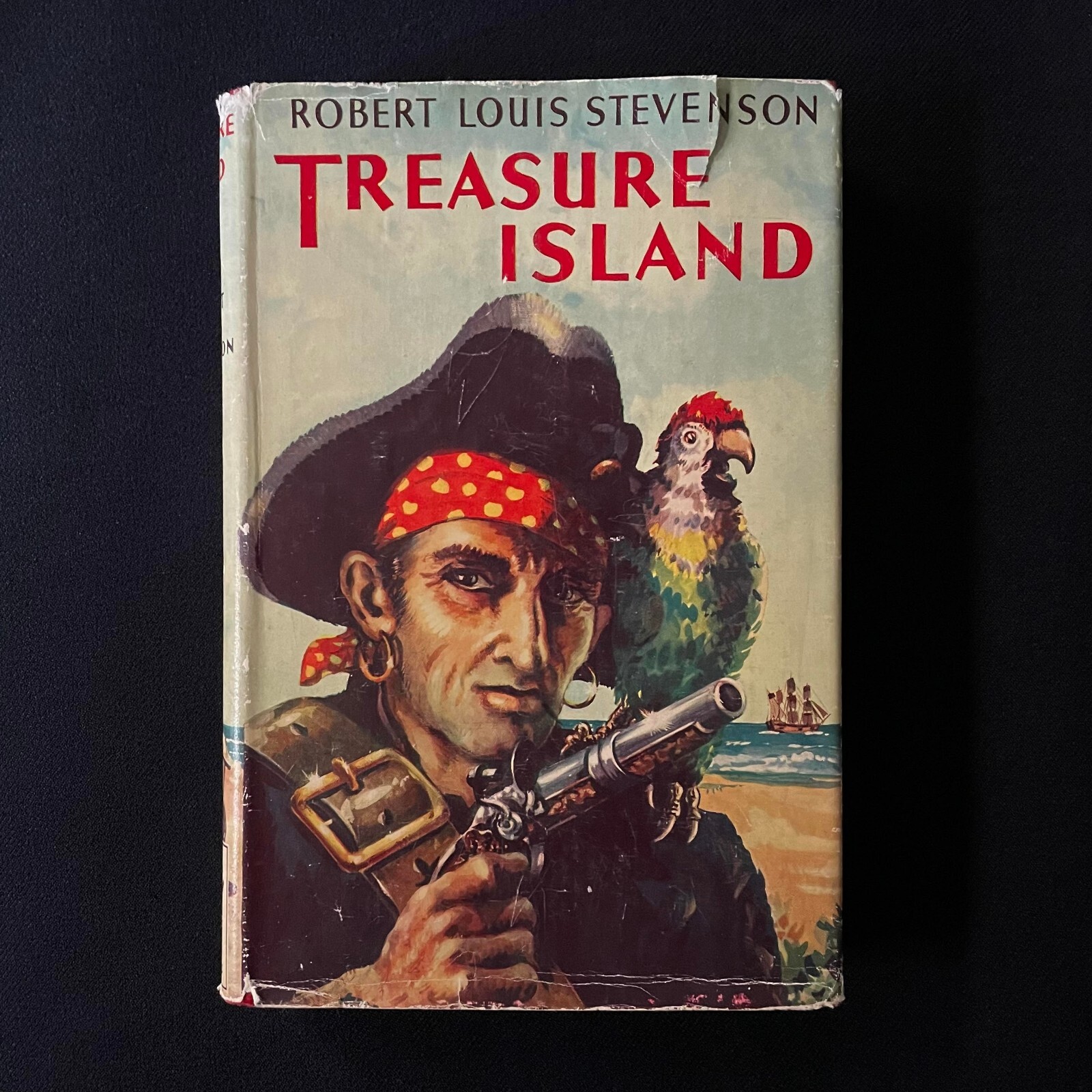 TREASURE ISLAND by Robert Louis Stevenson ~ Vintage ~ Hardcover ~ 250 pages
