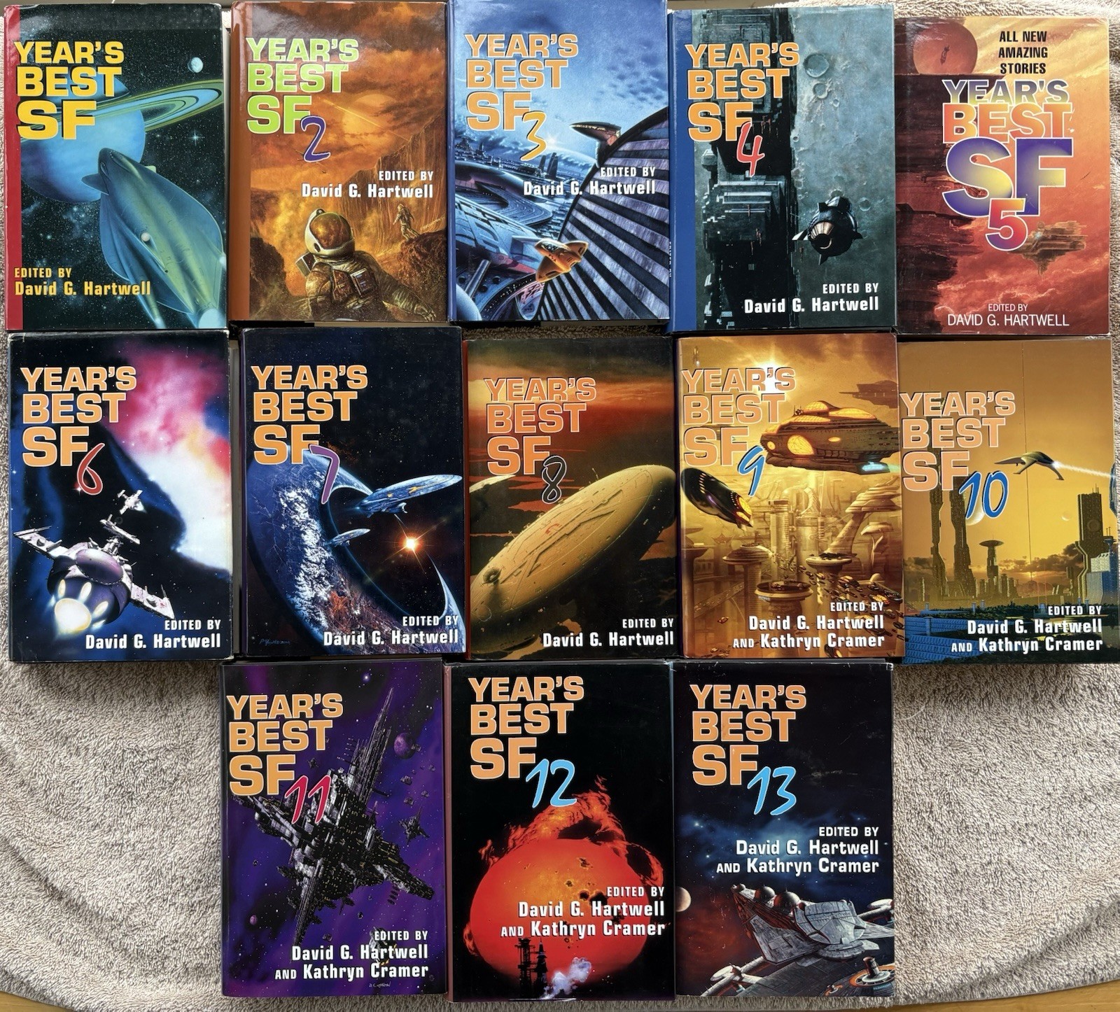 Years Best SF 1 2 3 4 5 6 7 8 9 10 11 12 13 David Hartwell Kathryn Cramer signed