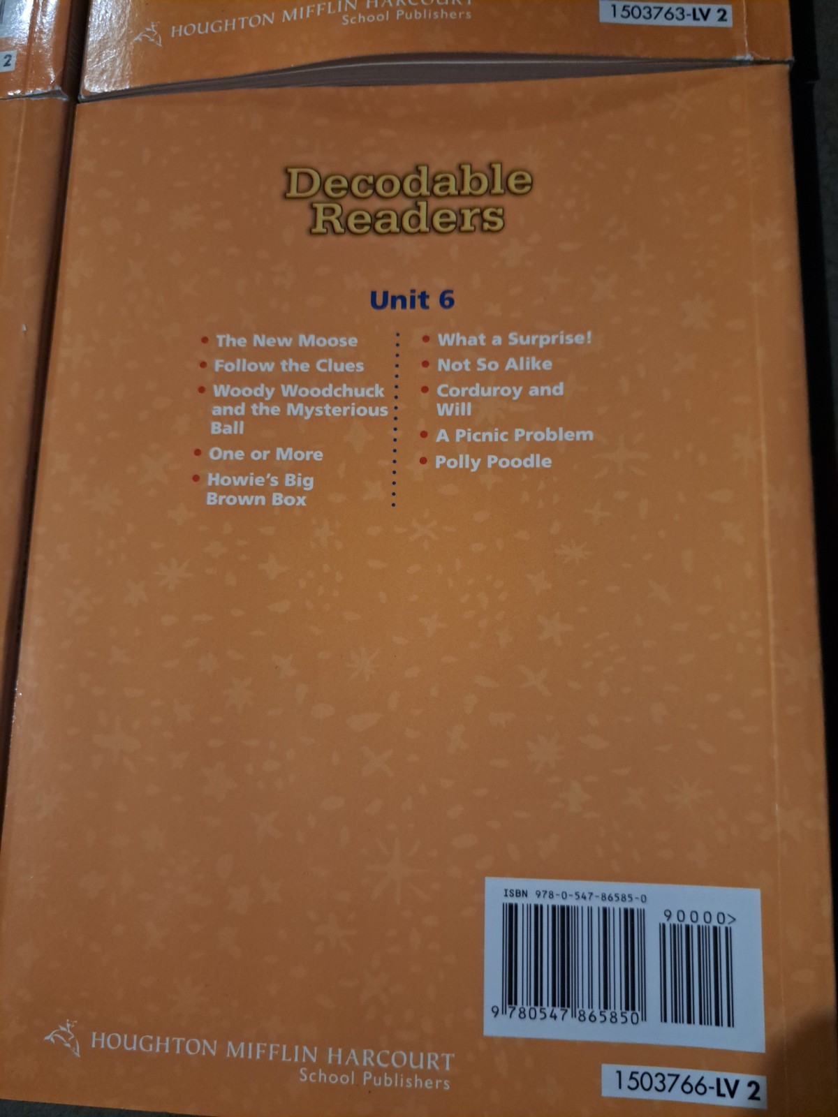 Journeys Decodable Reader Book Unit 1-6 Set – 2nd Grade 2 Reading 6 Book Set HMH