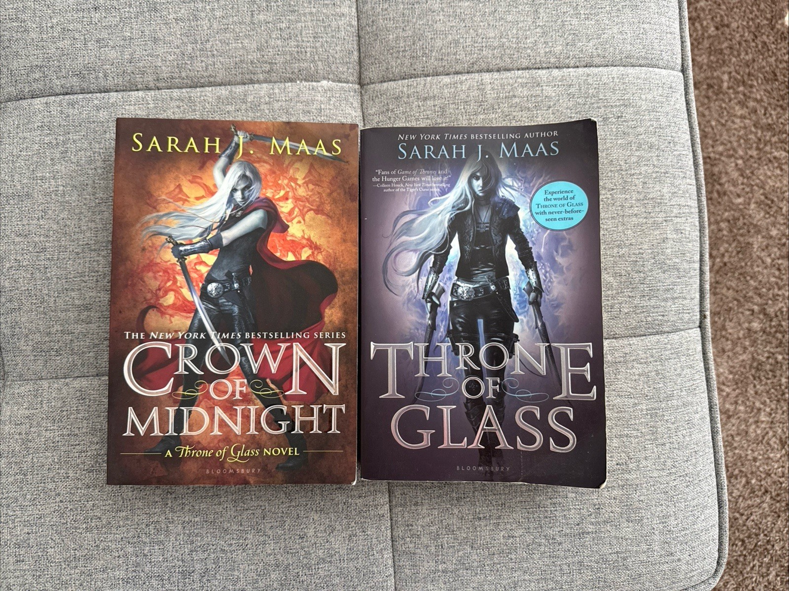Throne of Glass and Crown of Midnight Bundle Paperback Sarah J. Maas