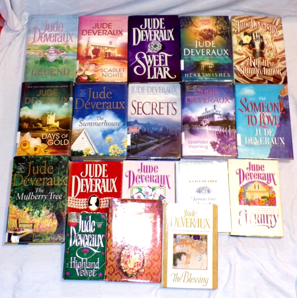 Lot 18 Jude Deveraux HB Historical Romance Novels Montgomery Duchess Maiden