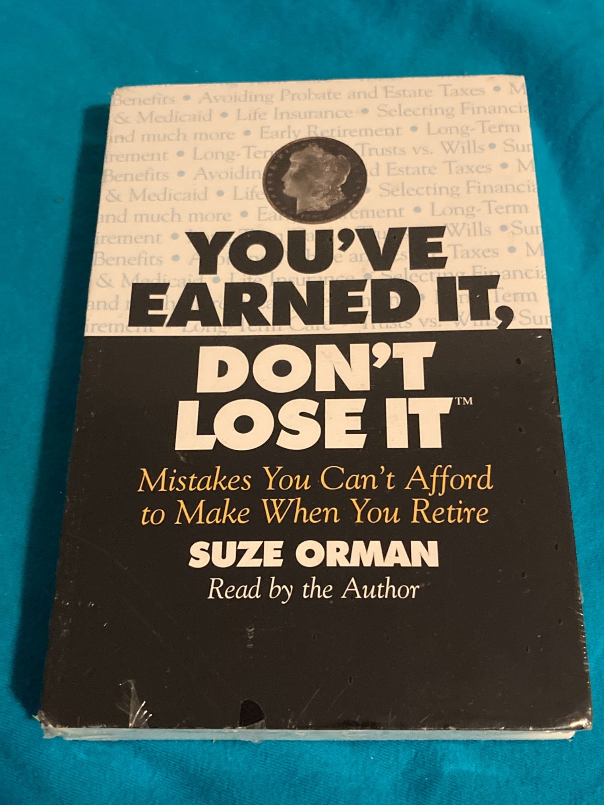 Suze Orman You’ve Earned It, Don’t Lose It Cassette Tape 1996 Sealed 2 Tapes