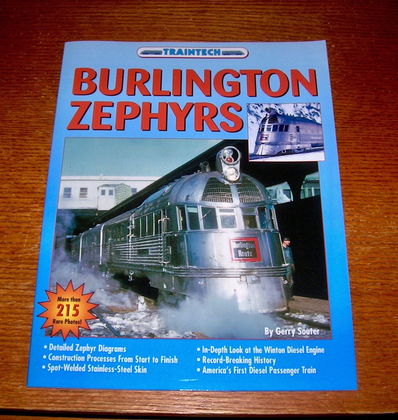 BURLINGTON ZEPHYRS Gerry Souter Traintech Specialty Press