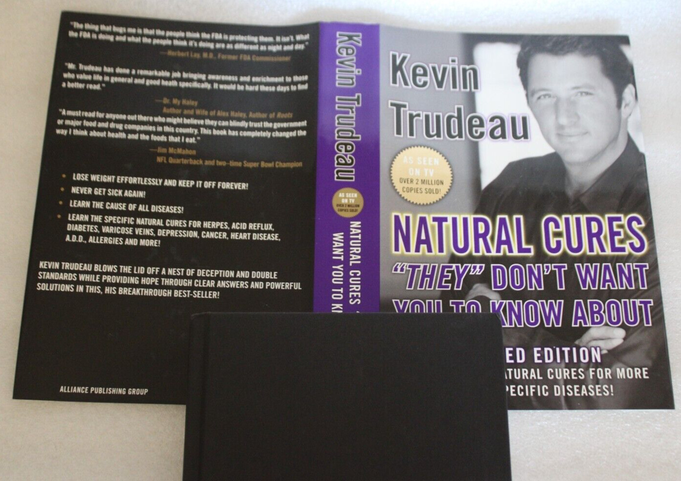 Natural Cures – Kevin Trudeau – HC w/DJ – 2004 Revised Edition