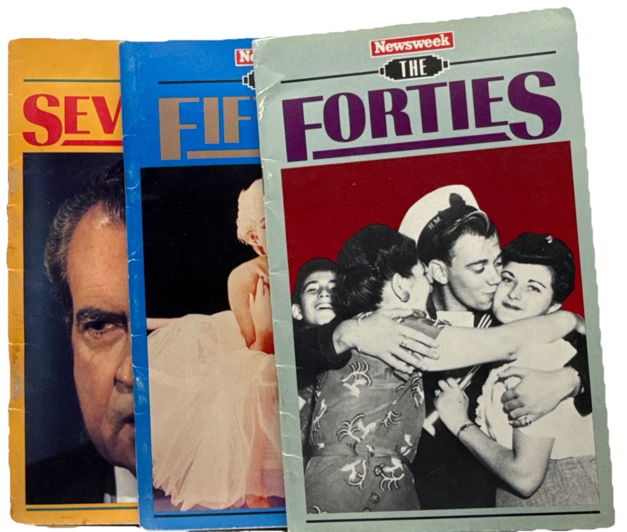 Newsweek’s Best Stories Of The Decade – 3 Volumes – 1940s, 1950s & 1970s –