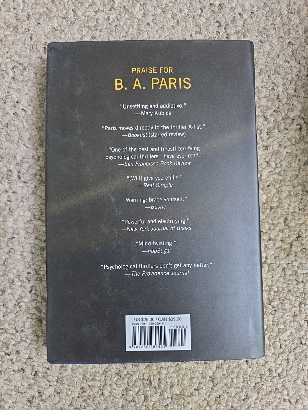 Guest : A Novel by B. A. Paris (2024, Hardcover)
