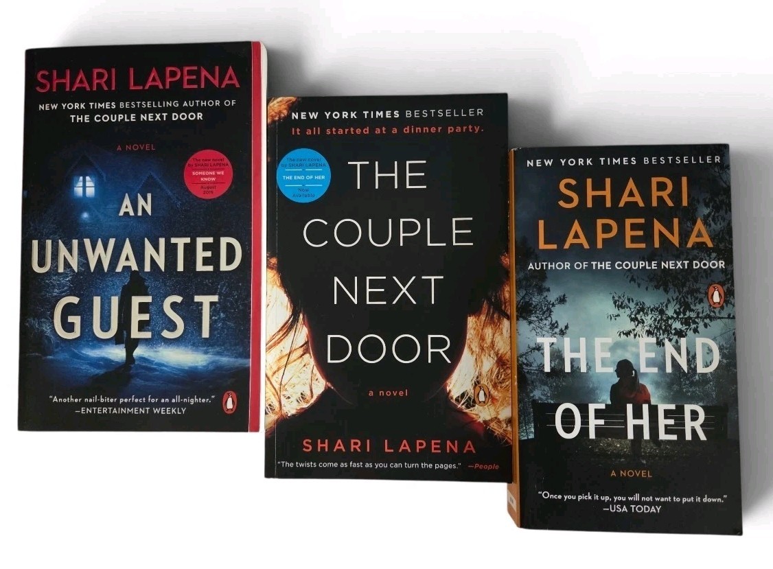 Shari Lapena 3 Book Lot PB Thriller Mystery The Couple Next Door End of Her