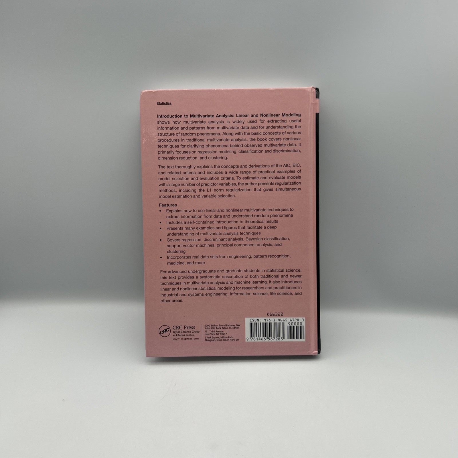 Introduction to Multivariate Analysis by Sadanori Konishi 1st Edition Book