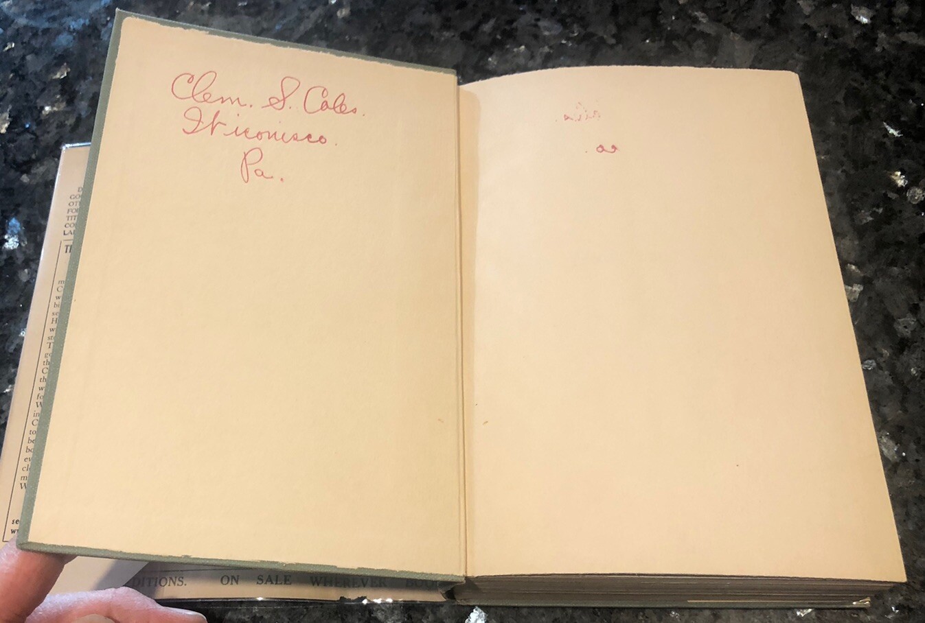 WAY TO THE WEST/EMERSON HOUGH, deluxe edition, 1922, VG+ book, Crockett, Boone