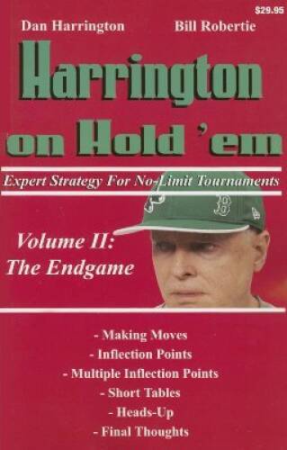 Harrington on Hold ‘em Expert Strategy for No Limit Tournaments, Vol – VERY GOOD