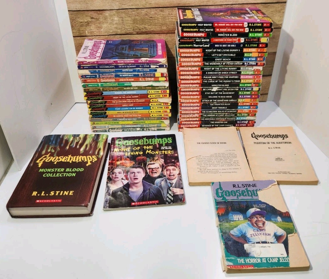 Goosebumps Books R.L. Stine Lot Of 45 Books Vintage 90s & 2000s See Description