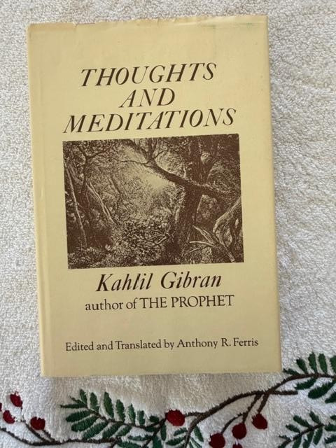 Thoughts and Meditations By Kahlil Gibran Hardcover