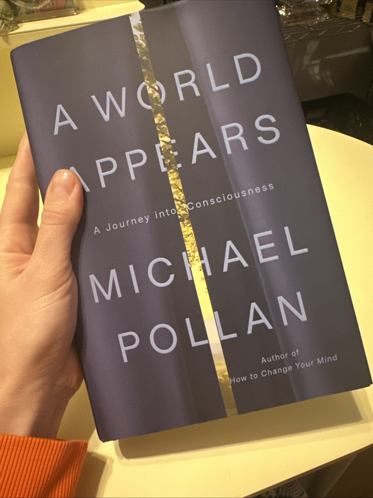 SIGNED BY MICHAEL POLLAN FIRST PRINTING A WORLD APPEARS HC COLLECTIBLE BOOK JJ