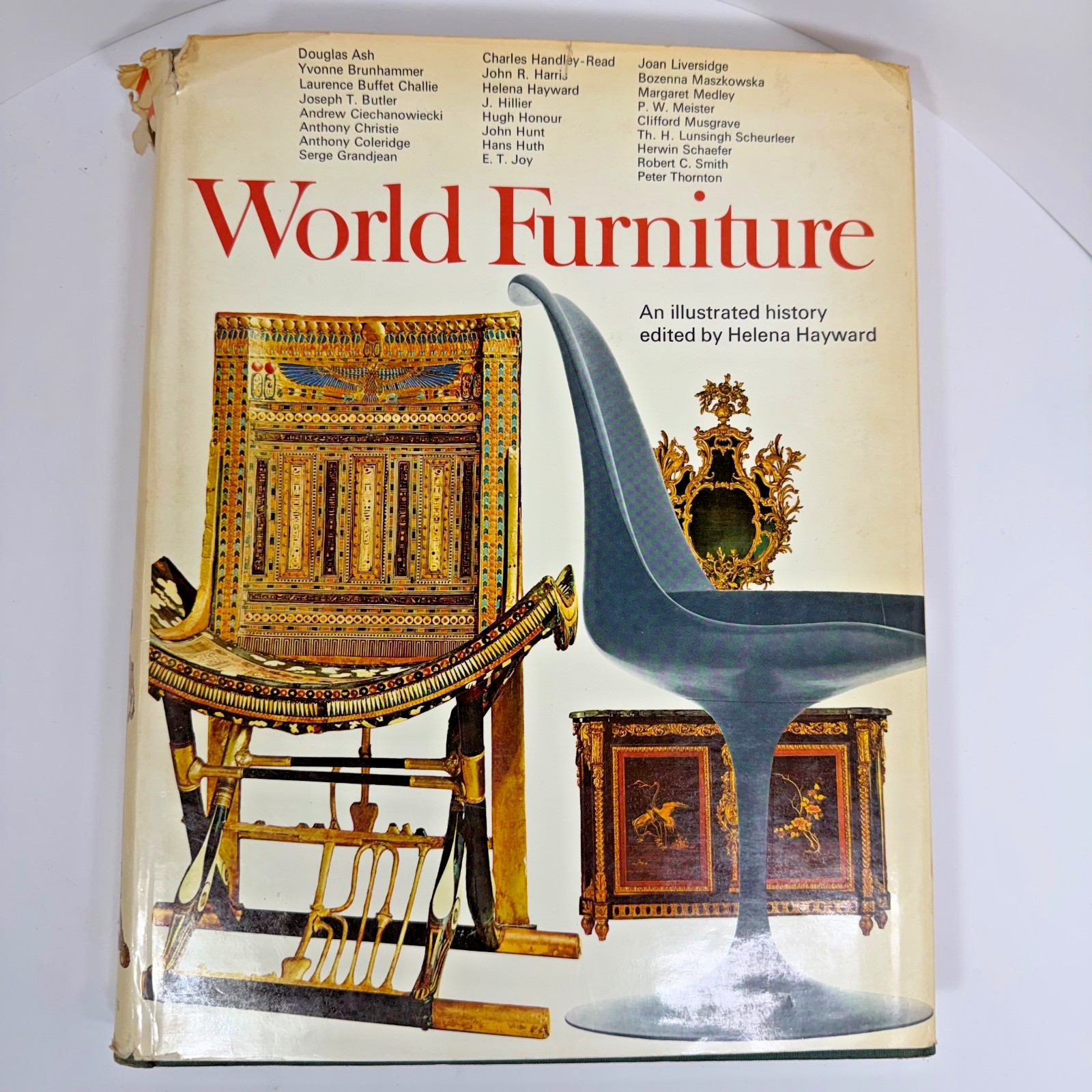 Illustrated History of World Furniture Edited by Helena Hayward 1977 Hardcover