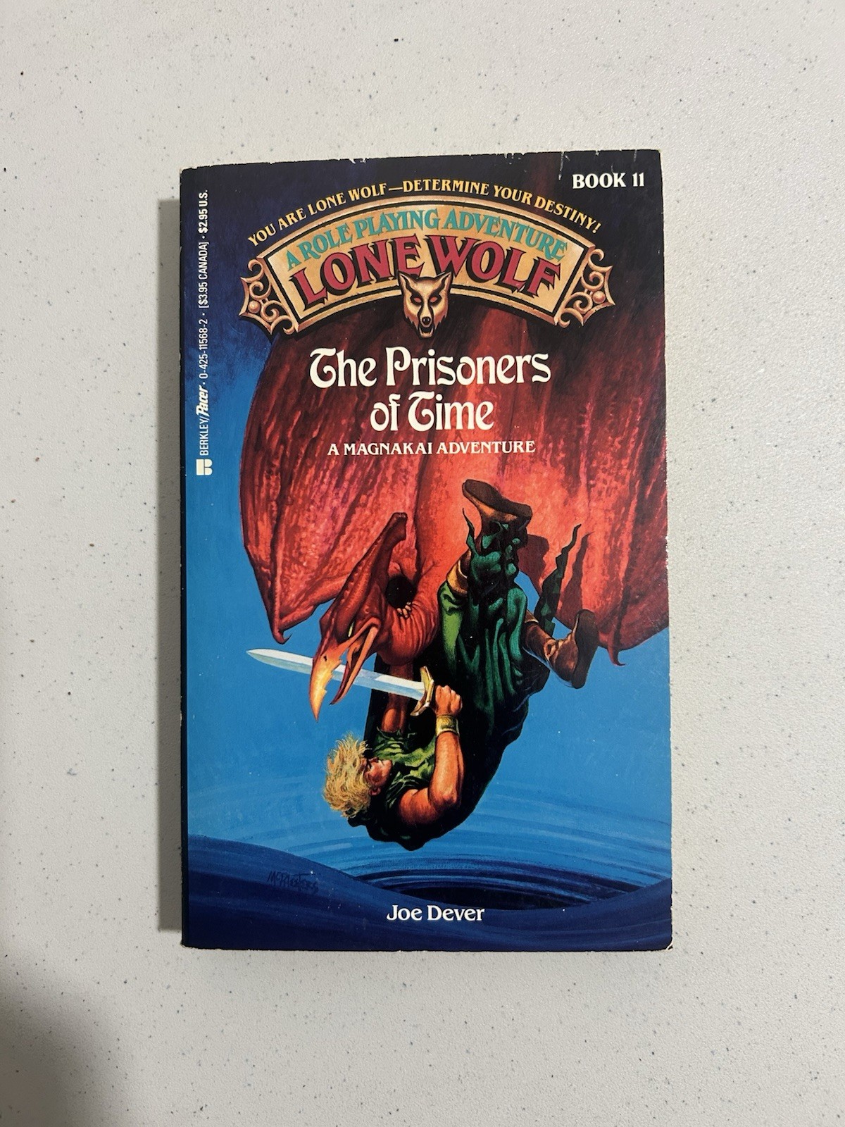 Lone Wolf Role Playing Adventure Book 11 Joe Dever The Prisoners of Time