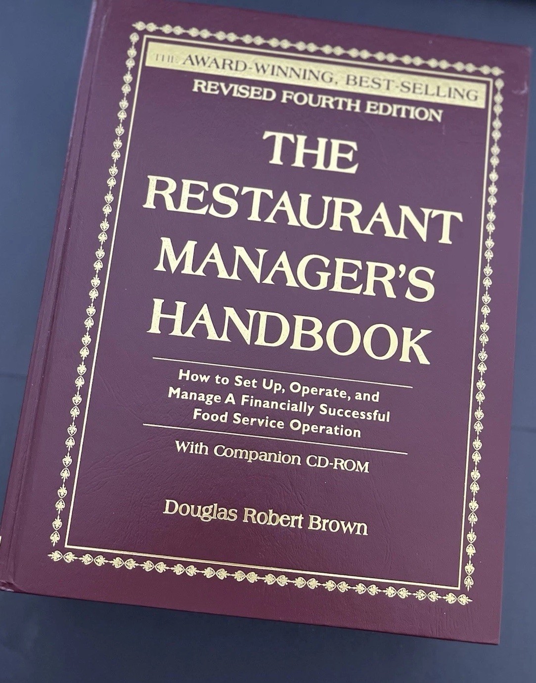 The Restaurant Manager’s Handbook Revised Fourth Edition With CD- like new