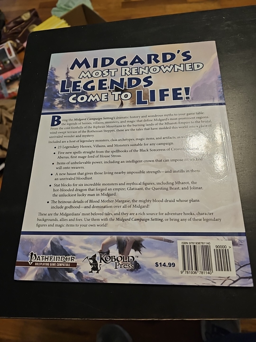 Midgard Legends Pathfinder Role Playing Amanda Hamon